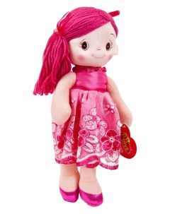 Кукла мягконабиваная балерина 30 см цвет розовый Abtoys