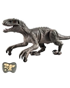 Радиоуправляемый робот серый динозавр Raptor Индоминус Рекс 3701 1A Cs toys