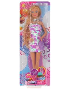 Кукла с цветными двусторонними пайетками Defa 29 см арт 8435c Defa toys
