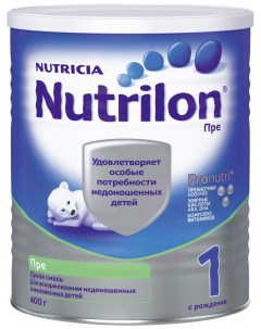 Молочная смесь Pre 1 от 0 до 6 мес 400 г Nutrilon