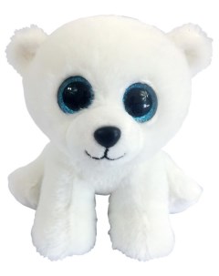Мягкая игрушка Медведь белый полярный 15 см Abtoys
