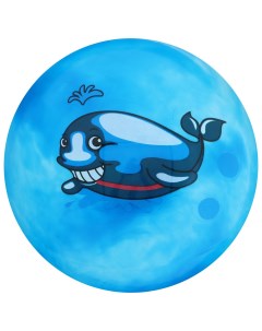 Мяч детский Дельфинчики d 25 см 60 г цвет синий 3575059 Nobrand