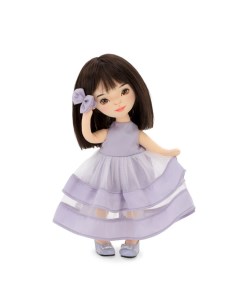 Мягкая кукла Lilu в фиолетовом платье 32 см Orange toys