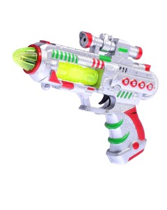 Пистолет игрушечный Бластер свет и звук работает от батареек Sima-land