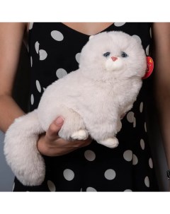 Мягкая игрушка Abtoys Домашние любимцы Кошка персидская бежевая 20см Junfa toys