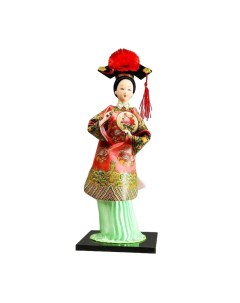 Кукла Китаянка в традиционном наряде с опахалом 33 5х12 5х12 5 см 5036094 Кнр
