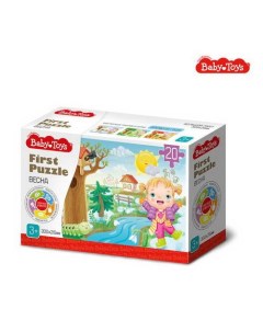 Пазл Baby Toys First Puzzle Времена года Весна 20 элементов Десятое королевство