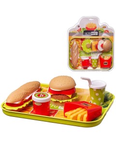Игровой набор Набор продуктов Гастромаркет бургер сэндвич картошка напиток на Abtoys