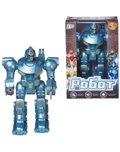 Робот Abtoys голубой с эффектами на батарейках Junfa toys