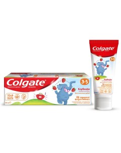 Зубная паста детская с фторидом от 3 до 5 лет со вкусом клубники 60 мл Colgate