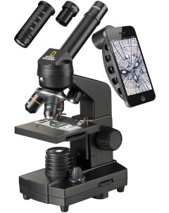 Микроскоп Bresser 40x 1280x с держателем для смартфона National geographic