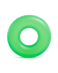 Надувной круг Неон зеленый 91 см от 9 лет Intex