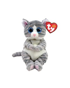Игрушка мягкая Beanie Boo s Полосатый кот Mitzi 15 см 40539 Ty