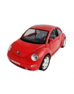 Коллекционная металлическая модель автомобиля Volkswagen New Beetle 3342 red Bburago