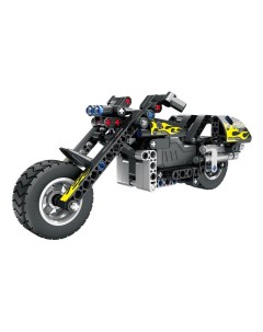 Мотоцикл Конструктор с инерционным двигателем Tech Комби Чоппер 23 см 183 детали Mioshi