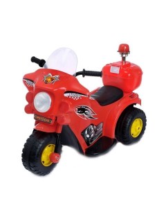 Электромобиль Мотоцикл шерифа цвет красный Sima-land