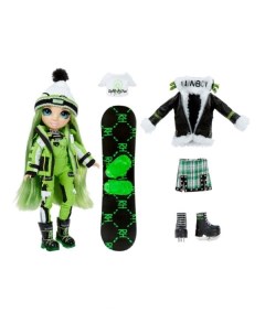 Кукла Winter Break Fashion Doll Jade Hunter Green Rainbow high