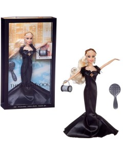 Кукла Junfa Atinil Модный показ в черном платье футляре 28см WJ 21565 черное Junfa toys