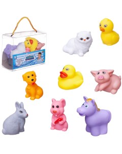 Игрушка для купания Веселое купание игрушки для ванны 8 предметов 2 в сумке Abtoys