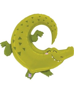 Шар фольгированный 34 фигура Крокодил Grabo