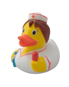 Игрушка для ванны сувенир Медсестра уточка 1386 Funny ducks