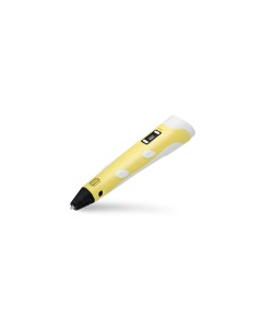 3DPEN 3 3D ручка для творчества с трафаретами Yellow набор пластика 10шт Storex24