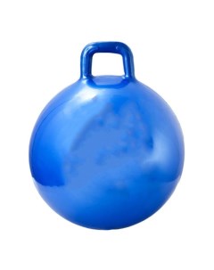 Мяч прыгун с ручкой цв Синий 102597 Nobrand