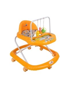 Ходунки детские Карусельки оранжевый силиконовые колеса Alis
