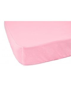 Простынь на резинке для кроватки Soft 160х80 см розовый Forest kids