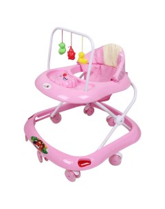 Ходунки детские Маленький водитель розовый силиконовые колеса Alis