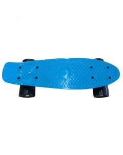 Скейтборд пластиковый НИ 636247 41x12 см с большими PVC колесом без света Наша игрушка