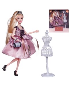 Кукла Королевский прием с диадемой в платье с пайетками 30 см PT 01639 Abtoys