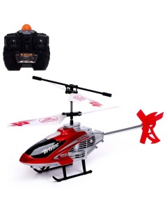 Радиоуправляемый вертолет Sky со световыми эффектами красный Nobrand