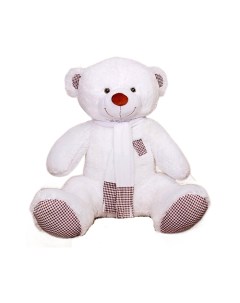 Медведь Тоффи 150 см белый Любимая игрушка