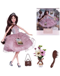 Кукла Летний вечер с диадемой в платье с ажурной юбкой 30 см PT 01637 Abtoys