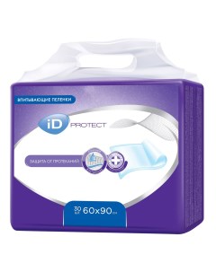 Пеленки для детей Disposable underpads 60х90 30 шт I'd