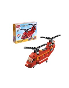 Конструктор Пожарный вертолёт 3 варианта сборки 145 деталей 2588839 Jisi bricks