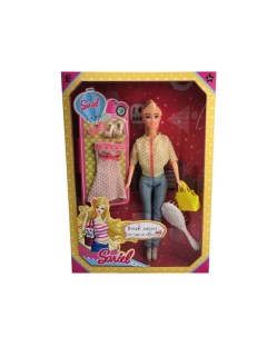 Кукла Модница 29 см с аксессуарами 7751 A Наша игрушка