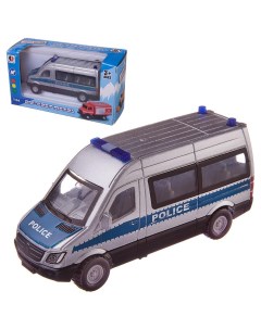 Машинка микроавтобус Junfa Полиция 16x6x9см WE B2169 Junfa toys