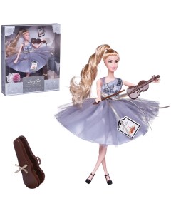 Кукла Роскошное серебро со скрипкой светлые волосы 30см PT 01628 Abtoys