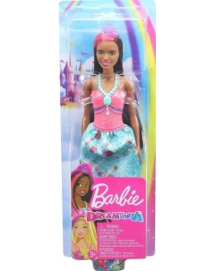 Кукла Принцесса брюнетка в ярком платье GJK15 Barbie