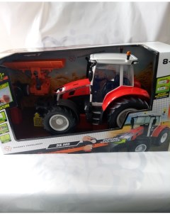 Модель на Р У TECH Трактор Massey Ferguson 5S 145 со снегоочистителем 82724 Maisto