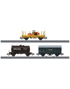 Дополнительный набор грузовых вагонов для железной дороги Стройплощадка 044083 Marklin