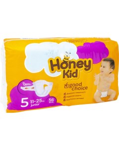 Подгузники Junior 5 11 25кг 56шт Honey kid