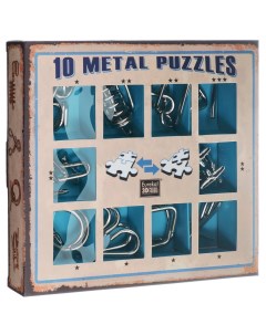 Головоломка Eureka 3D Puzzle синий металлический 10 шт 473356 Eureka 3d puzzle