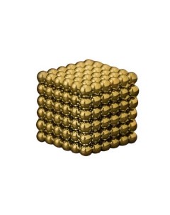 Головоломка антистресс магнит 216 шариков D 0 3 см золото 1929177 Кнр