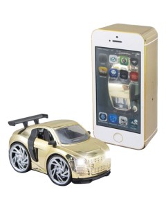 Машина в коробк смартфоне золотая В62498 Shenzhen toys