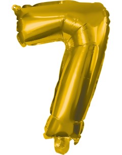 Воздушный шар 7 Party Essentials из фольги золотой Procos
