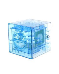 Головоломка Кубический лабиринт копилка с денежкой 9х9х9 см в ассортименте 326170 Nobrand