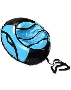 Санки ватрушка серия Спорт 100см черно голубая в пакете Belon